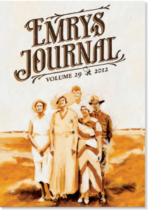 cover of 2012 Emrys Journal